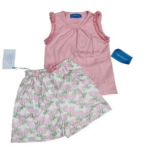 NWT J. Bailey Size 6 Summer Tee & Tulip Short Set